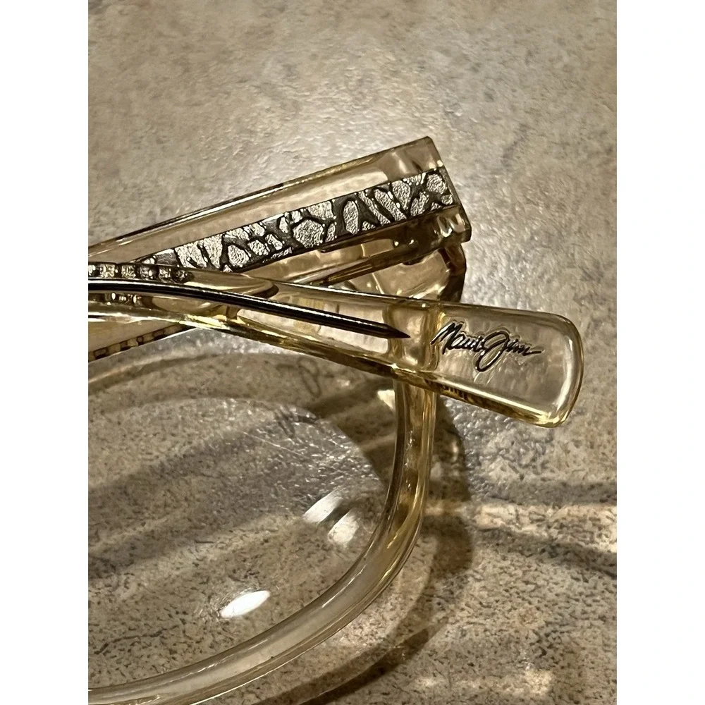 Maui Jim MJO 2203-77SF Crystal Champagne/‎ Pink Hit Eyeglasses Frames 52-17-143